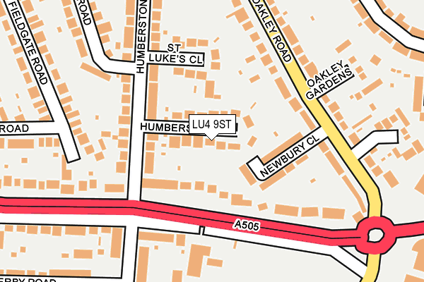 LU4 9ST map - OS OpenMap – Local (Ordnance Survey)