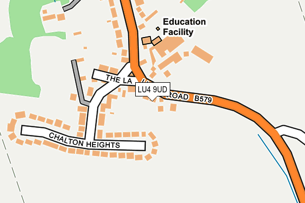 LU4 9UD map - OS OpenMap – Local (Ordnance Survey)