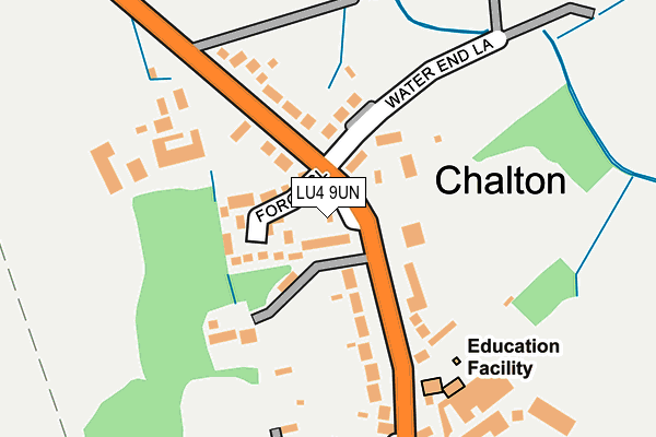 LU4 9UN map - OS OpenMap – Local (Ordnance Survey)