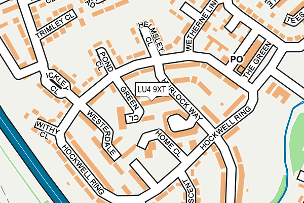 LU4 9XT map - OS OpenMap – Local (Ordnance Survey)