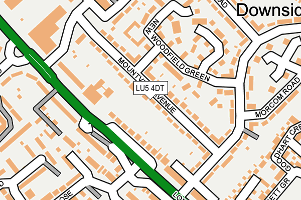 LU5 4DT map - OS OpenMap – Local (Ordnance Survey)