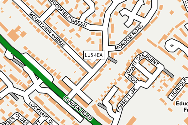 LU5 4EA map - OS OpenMap – Local (Ordnance Survey)