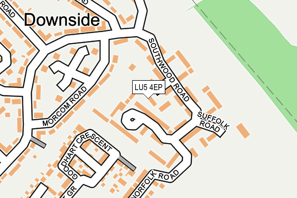 LU5 4EP map - OS OpenMap – Local (Ordnance Survey)