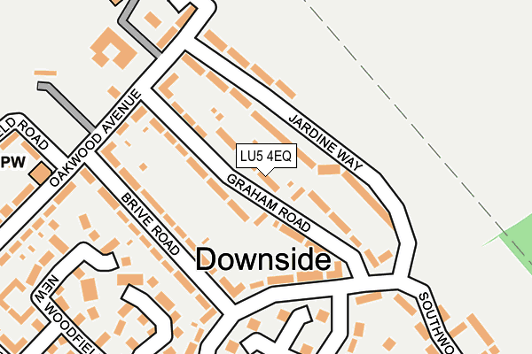 LU5 4EQ map - OS OpenMap – Local (Ordnance Survey)