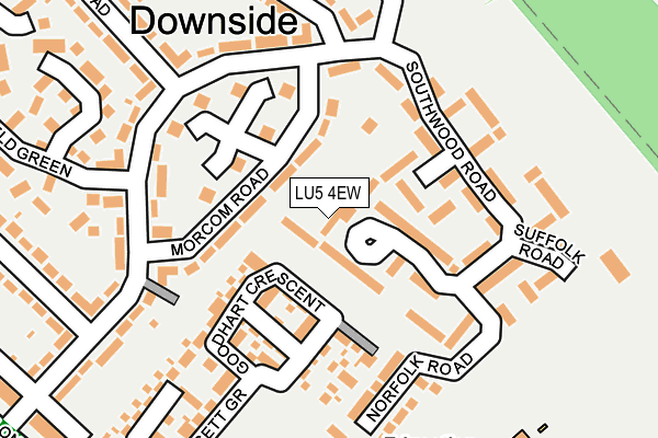 LU5 4EW map - OS OpenMap – Local (Ordnance Survey)