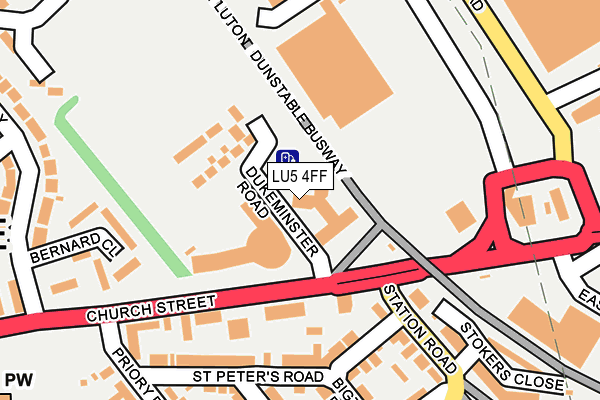 LU5 4FF map - OS OpenMap – Local (Ordnance Survey)