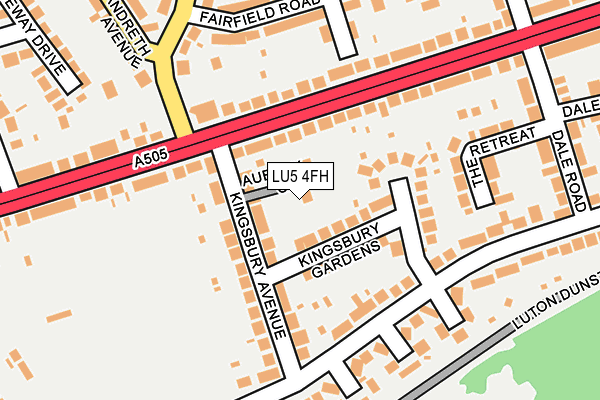 LU5 4FH map - OS OpenMap – Local (Ordnance Survey)