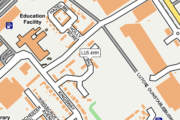 LU5 4HH map - OS OpenMap – Local (Ordnance Survey)