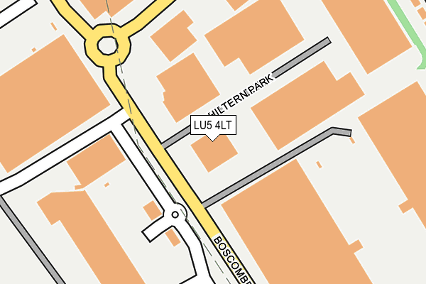 LU5 4LT map - OS OpenMap – Local (Ordnance Survey)
