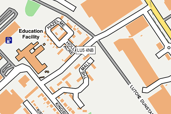 LU5 4NB map - OS OpenMap – Local (Ordnance Survey)