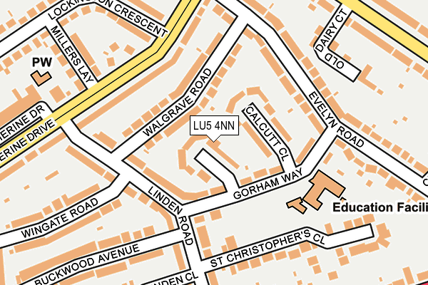 LU5 4NN map - OS OpenMap – Local (Ordnance Survey)