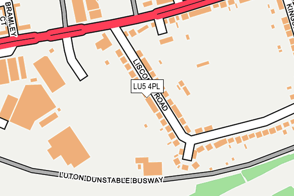LU5 4PL map - OS OpenMap – Local (Ordnance Survey)