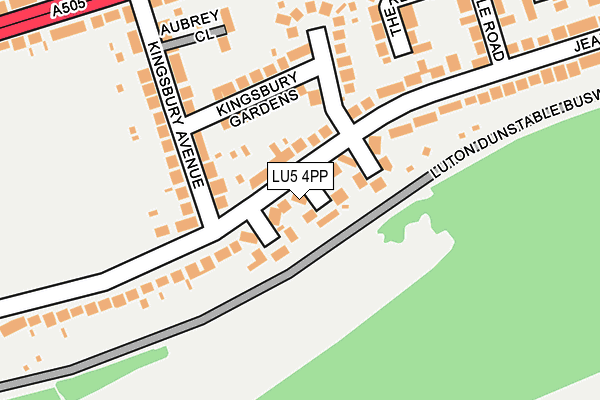 LU5 4PP map - OS OpenMap – Local (Ordnance Survey)