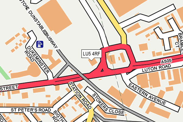 LU5 4RF map - OS OpenMap – Local (Ordnance Survey)