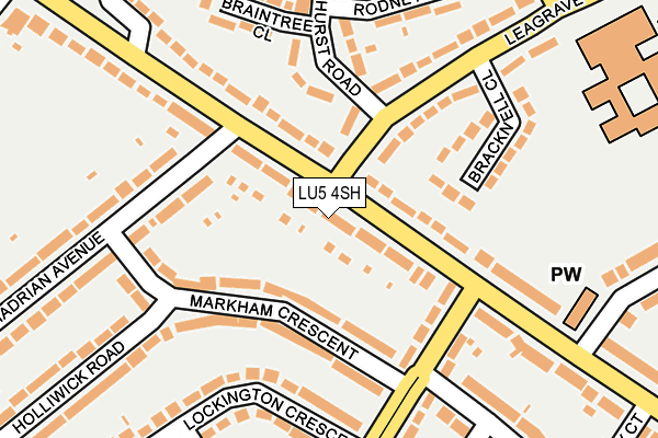 LU5 4SH map - OS OpenMap – Local (Ordnance Survey)