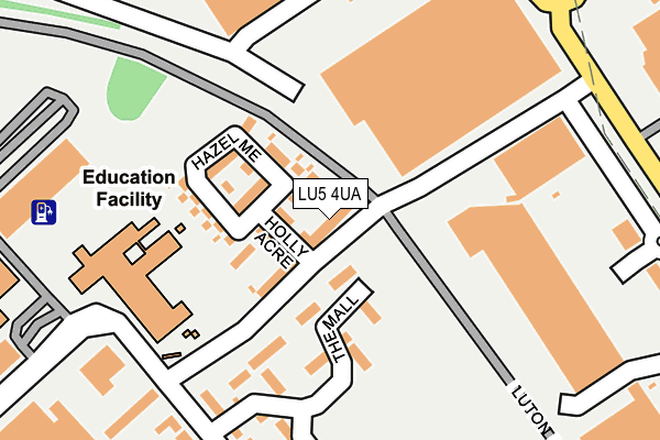 LU5 4UA map - OS OpenMap – Local (Ordnance Survey)
