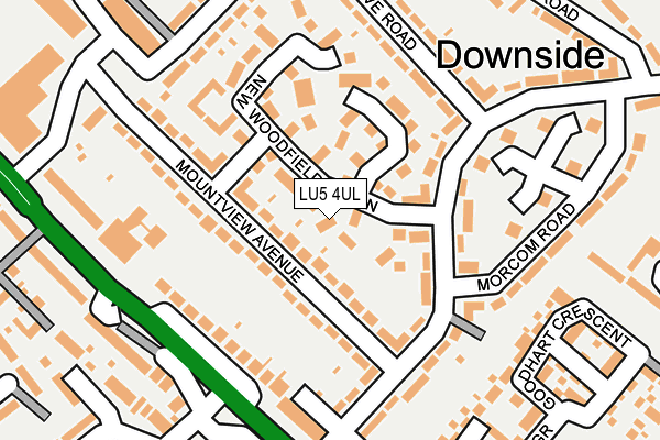 LU5 4UL map - OS OpenMap – Local (Ordnance Survey)