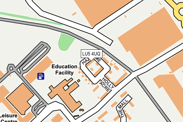 LU5 4UQ map - OS OpenMap – Local (Ordnance Survey)