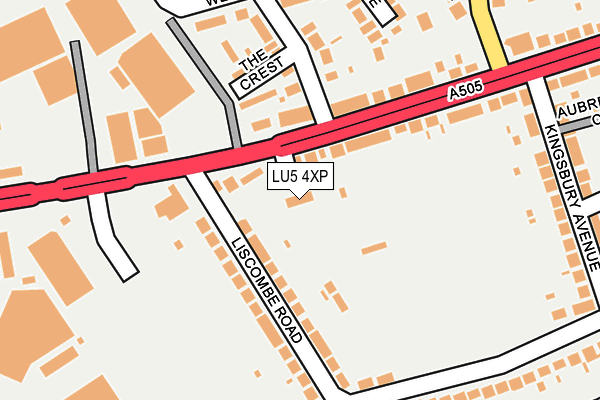 LU5 4XP map - OS OpenMap – Local (Ordnance Survey)