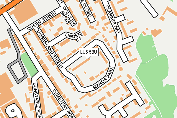 LU5 5BU map - OS OpenMap – Local (Ordnance Survey)