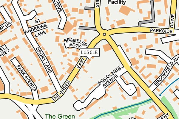 LU5 5LB map - OS OpenMap – Local (Ordnance Survey)