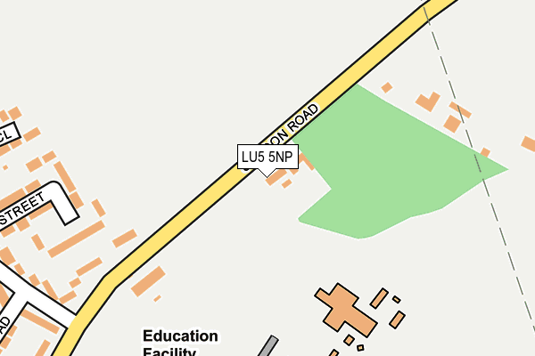 LU5 5NP map - OS OpenMap – Local (Ordnance Survey)