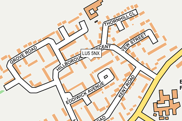 LU5 5NX map - OS OpenMap – Local (Ordnance Survey)