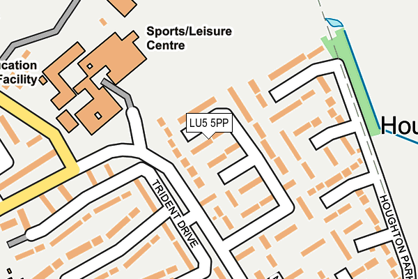 LU5 5PP map - OS OpenMap – Local (Ordnance Survey)