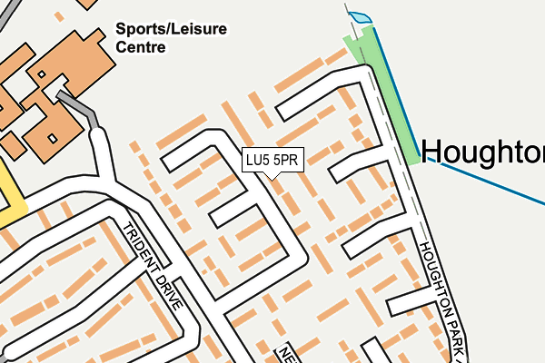 LU5 5PR map - OS OpenMap – Local (Ordnance Survey)