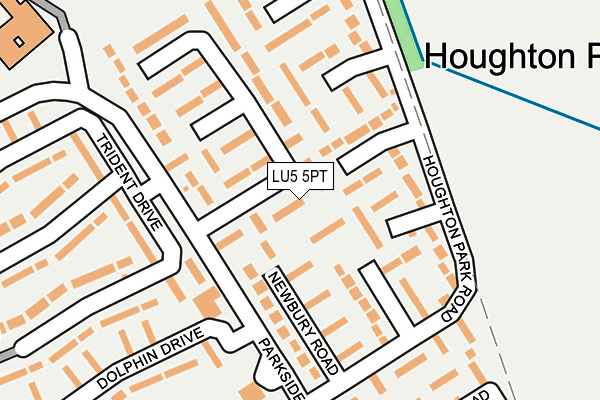 LU5 5PT map - OS OpenMap – Local (Ordnance Survey)