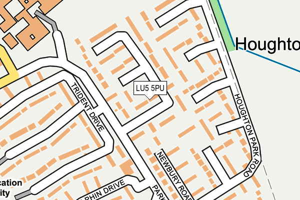 LU5 5PU map - OS OpenMap – Local (Ordnance Survey)