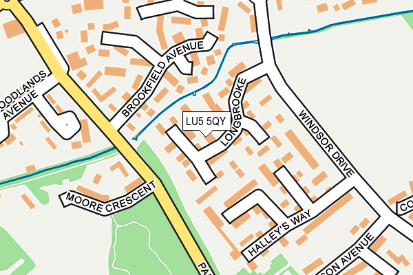 LU5 5QY map - OS OpenMap – Local (Ordnance Survey)