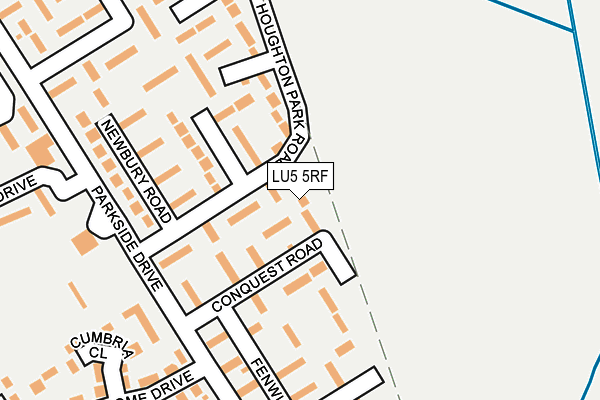 LU5 5RF map - OS OpenMap – Local (Ordnance Survey)