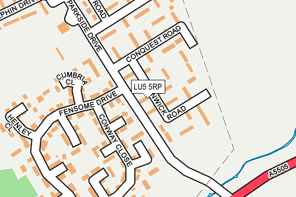 LU5 5RP map - OS OpenMap – Local (Ordnance Survey)