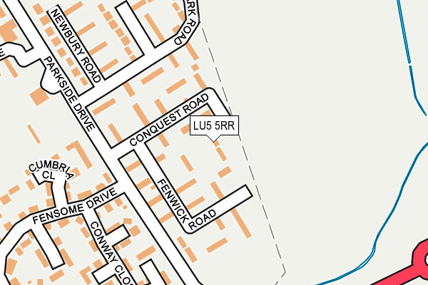 LU5 5RR map - OS OpenMap – Local (Ordnance Survey)