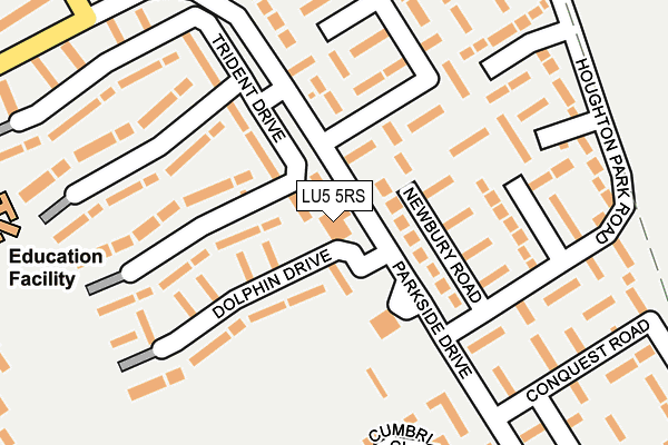 LU5 5RS map - OS OpenMap – Local (Ordnance Survey)
