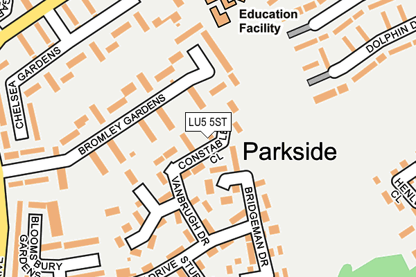 Map of ULEZ PARKING LTD at local scale