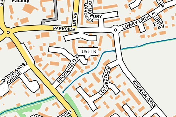 LU5 5TR map - OS OpenMap – Local (Ordnance Survey)