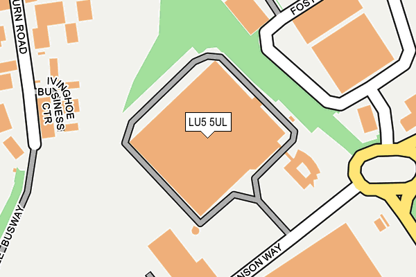 LU5 5UL map - OS OpenMap – Local (Ordnance Survey)