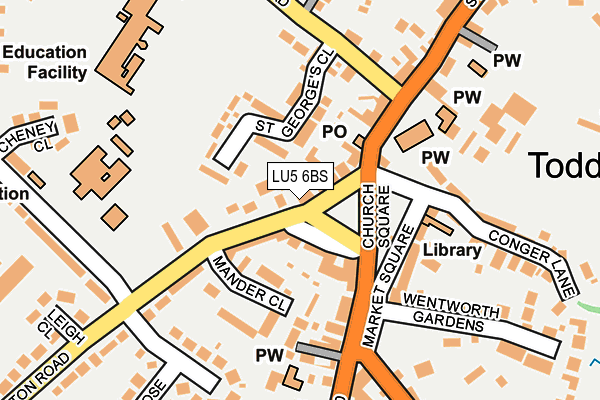 Map of ROSEBOX (18) LIMITED at local scale