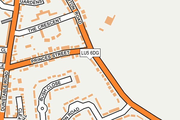 LU5 6DG map - OS OpenMap – Local (Ordnance Survey)