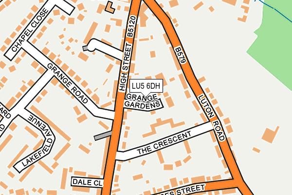 LU5 6DH map - OS OpenMap – Local (Ordnance Survey)