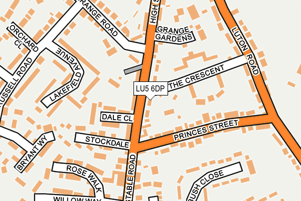 LU5 6DP map - OS OpenMap – Local (Ordnance Survey)