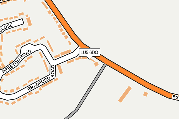 LU5 6DQ map - OS OpenMap – Local (Ordnance Survey)