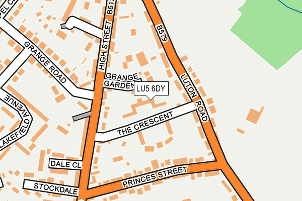 LU5 6DY map - OS OpenMap – Local (Ordnance Survey)