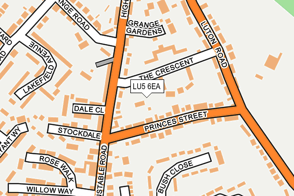 LU5 6EA map - OS OpenMap – Local (Ordnance Survey)