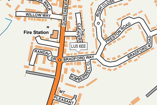 LU5 6EE map - OS OpenMap – Local (Ordnance Survey)