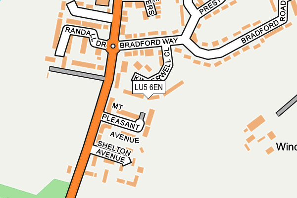 LU5 6EN map - OS OpenMap – Local (Ordnance Survey)