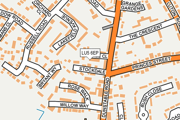 LU5 6EP map - OS OpenMap – Local (Ordnance Survey)