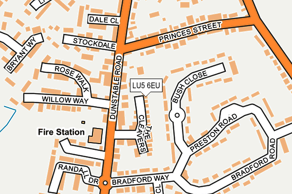 LU5 6EU map - OS OpenMap – Local (Ordnance Survey)